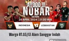 Saksikan Momen Bersejarah, Warga Asir-Adenium Gelar Nobar Semi Final Piala Asia 2024