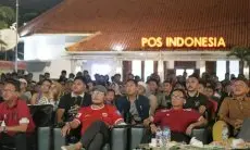 Dukung Timnas Indonesia U-23, PosIND Gelar Nobar Semifinal AFC Cup U-23 Qatar di Posbloc Surabaya