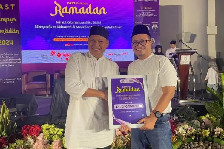 Ramadan 2024, FAST Telkom Donasikan Bantuan Hingga Rp740 Juta