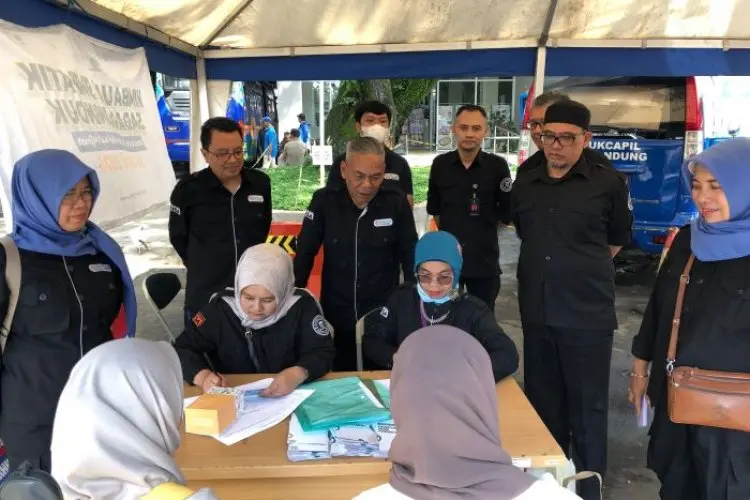 Disdukcapil Gelar Razia di Sejumlah Pintu Kedatangan Kota Bandung