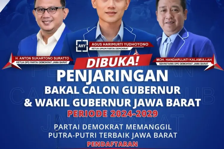 Tatap Pilkada Serentak 2024, Partai Demokrat Jabar Mulai Jaring Calon Kepala Daerah
