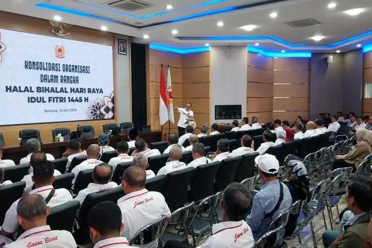 KONI Jabar Gelar Halal Bihalal di Hari Pertama Kerja Usai Lebaran Berakhir