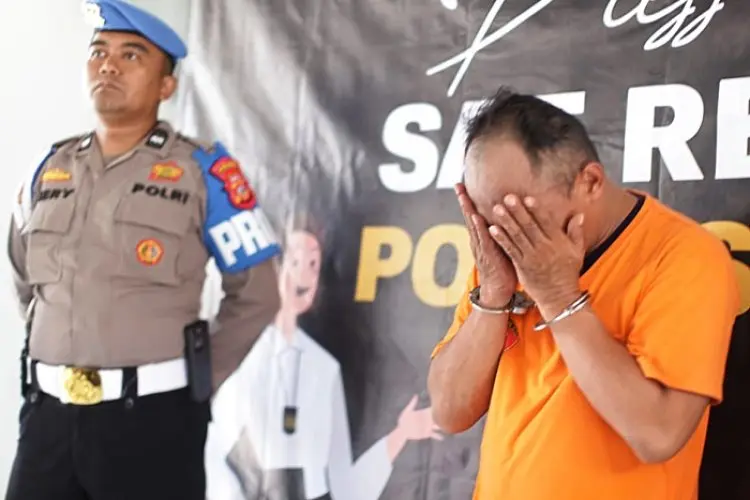 Usai Ancam Dokter Puskesmas Leuwisadeng, 'Jepang' Menangis di Depan Kapolres Bogor