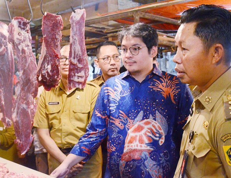 Komisi IV DPR-RI Mengecek Kenaikan Harga Pangan di Pasar Cibinong