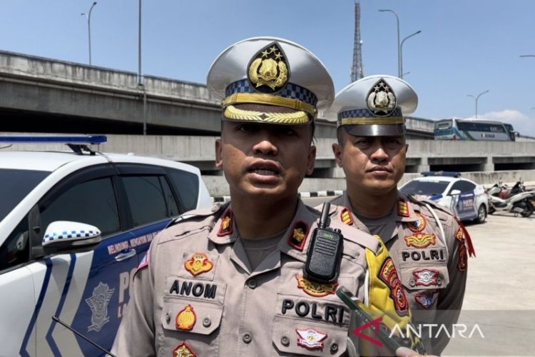 H-3 Mudik Lebaran 2024, Polresta Bandung Lakukan Pengalihan Arus di Nagreg