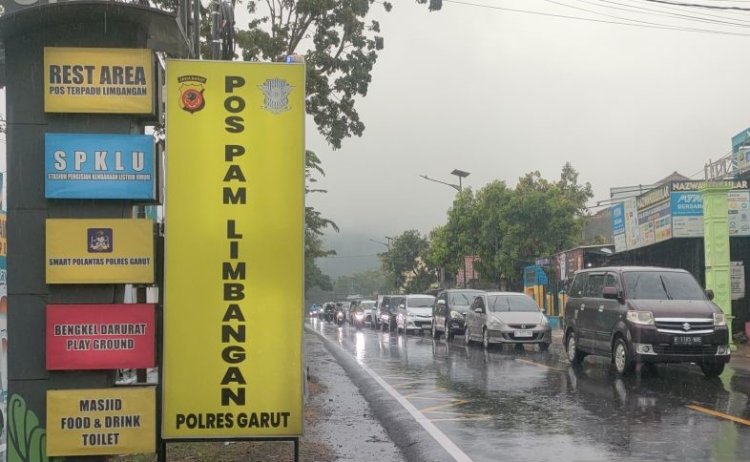 Hujan Turun, Polisi Sebut Jalur Limbangan-Malangbong Berbahaya!