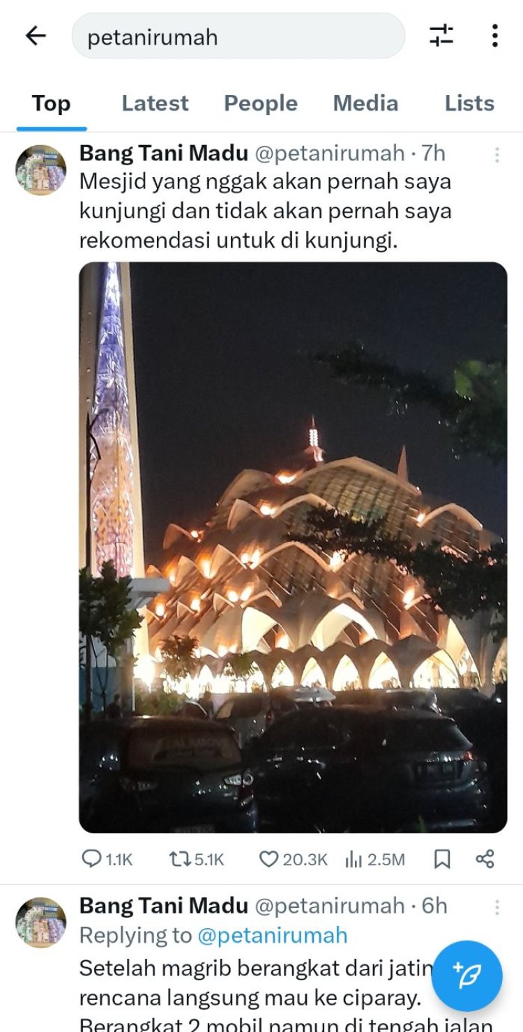 Pungli Parkir Masjid Raya Al Jabbar Viral di X, Pengunjung Diminta Bayar Rp25 Ribu