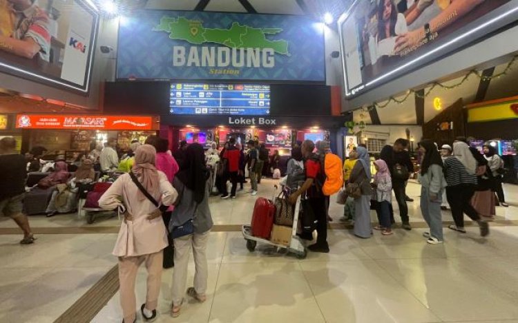 Sebanyak 55.827 Pemudik Kembali ke Stasiun di Wilayah Daop 2 Bandung