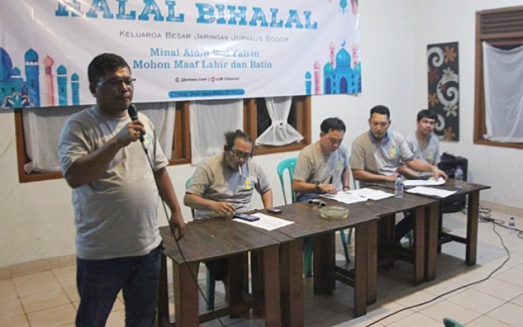 Usai Halal Bihalal, Ketua Jaringan Jurnalis Bogor Terpilih Bakal Tunjuk Nama Pengurus