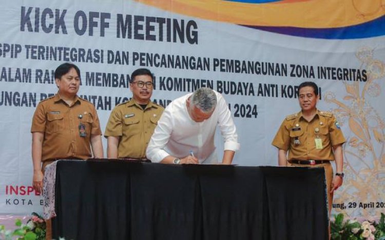 Wujudkan Antikorupsi di Kota Bandung, Seluruh Perangkat Daerah Teken Pakta Integritas dan Komitmen Bersama