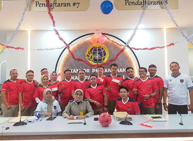 Ini Cara Kantor ATR/BPN Kabupaten Bogor Dukung Timnas di Semi Final Piala Asia U-23 