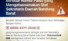 Nama Sekda KBB Dicatut, Kadiskominfotik Minta Warga Waspada