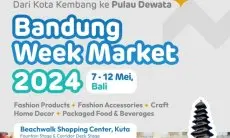 Produk UMKM Bandung Week Market Siap Guncang Beachwalk Shopping Center 2024 di Bali