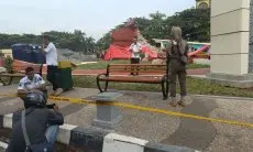 Proses Hukum Ambruknya Gapura Alun-alun Taman Pataraksa Masih Tanda Tanya