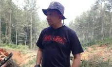 Lakukan Kajian, PUTR KBB Bawa Alat Sordir dan Theodolit ke Lokasi Longsor di Desa Cilangari KBB