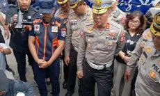 Kakorlantas Cek Langsung Kendaraan Pariwisata di Bandung