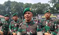Danpusdikbekang Brigjen TNI Benny Mutiha Tampubolon Terkesima dengan Penampilan Atlet Taekwondo dari Kesatuan Bekang