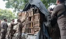 Pasar Tumpah di Depan Pasar Kembar Moch Toha Ditertibkan Satpol PP Kota Bandung
