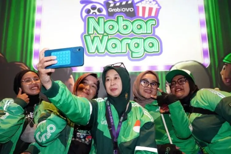 Nobar Warga Grab di Bandung, Ratusan Mitra Pengemudi dan Merchant Nonton Bareng Film “Siksa Kubur”