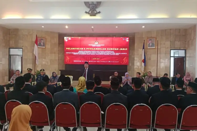 30 Anggota PPK Resmi Dilantik, Langsung Diberi Pelatihan Selama 2 Hari