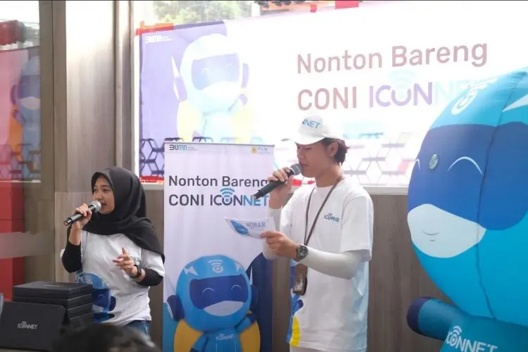 Kian Dekat Dengan Pelanggan, ICONNET Gelar Nobar Bioskop di Sumedang Bareng NetICON