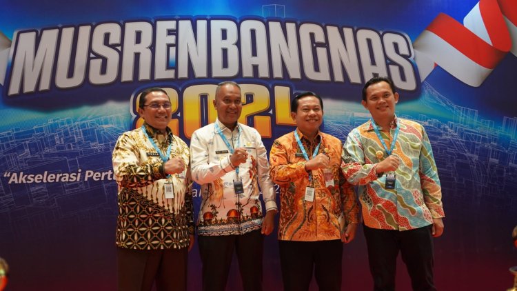 Pj Bupati Hadiri Musrenbangnas 2024 di Jakarta, Terwujudnya Indonesia Emas 2045