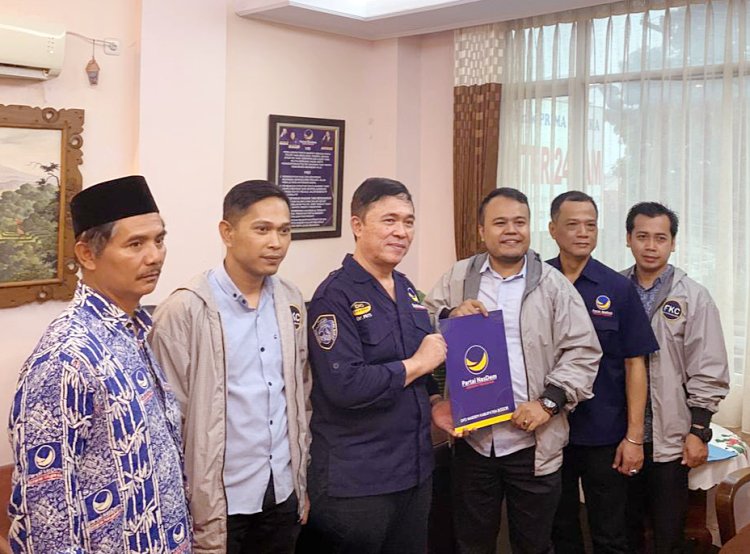 Berharap Dukungan Milenial, Fuad Kasyfurrahman Daftar Cabup Bogor dari Partai Nasdem