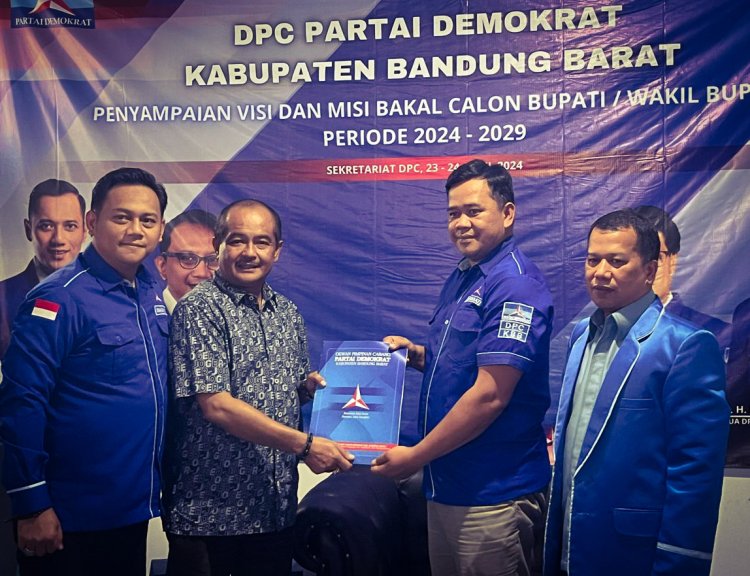 Daftar di Dua Parpol, Usman Sayogi Siap Maju di Pilkada Kabupaten Bandung Barat 2024