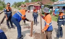 Daop 2 Bandung Patok 19 Titik Perlintasan Sebidang Liar Guna Menekan Angka Kecelakaan