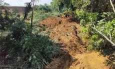 Longsor di Desa Tangkil, Tirta Pakuan dan Warga Lakukan Penangan Sementara