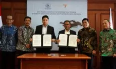 FOTO: PT DI Lakukan Kerja Sama Pengembangan Layanan Taksi Udara Dengan PT Intercrus Aero Indonesia