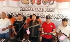 Amankan 5 Orang Pelaku Tawuran, Satreskrim Polresta Bogor Kota Buru Admin Medsos Kelompok yang Kerap Tawuran