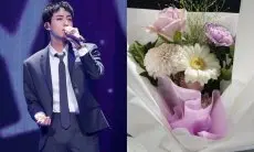 Sehari Setelah Keluar Wajib Militer Jin BTS Bertemu 4000 Penggemar dan Memberi Mereka Hadiah Bunga