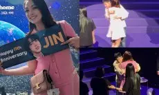 Dokter Reisa jadi Salah Satu dari 1000 Penggemar yang Dipeluk Jin BTS: Dreams Come True