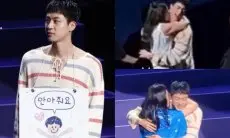 Ada Penggemar yang Mencoba Mencium Jin BTS saat Acara Pelukan Gratis Berlangsung