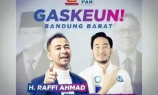 Sinyal Maju Pilkada KBB, Poster Raffi Ahmad dan Jeje Govinda Berseliweran di Medsos