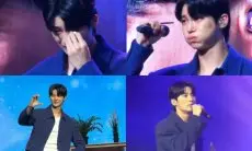 Tak Menyangka Dikenal Banyak Orang Aktor Byeon Woo Sek Menangis di Fanmeeting Filipina