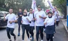 Telkom Helat Road to Digiland Run 2024 yang Dihadiri 200an Peserta di Bandung