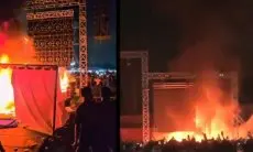 Konser Lentera Festival Berakhir Ricuh, Vendor Rugi Ratusan Juta Gegara Properti Dibakar Massa