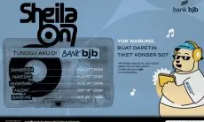 Nabung di Bank bjb, Bisa Dapat Tiket Konser Sheila On 7 "Tunggu Aku di Special Tour 2024"