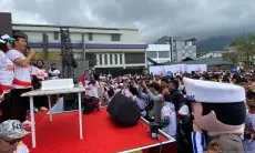 Polres Garut-Jabar Kampanyekan Bahaya Judi Daring pada "Fun Run 2024"