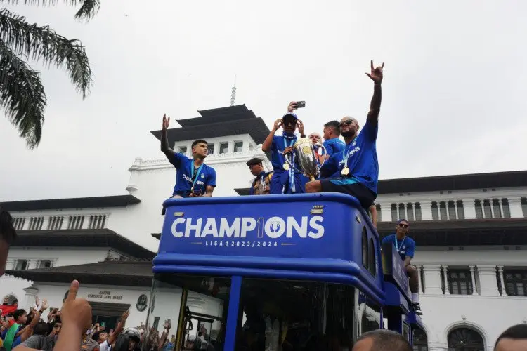 FOTO: Pawai Kemenangan Persib Bandung