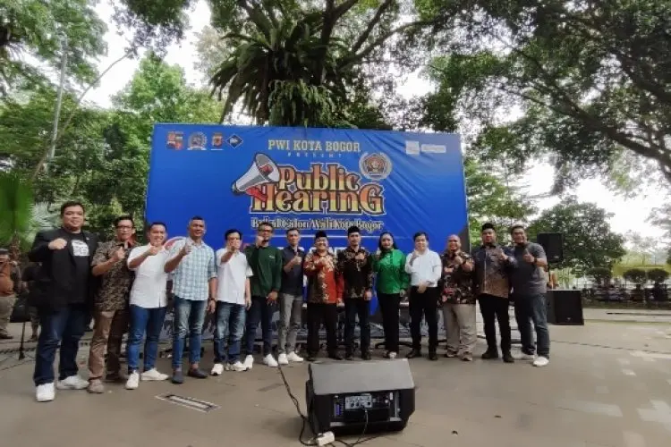 PWI Kota Bogor Gelar Public Hearing, Hadirkan Para Bacawalkot Bogor