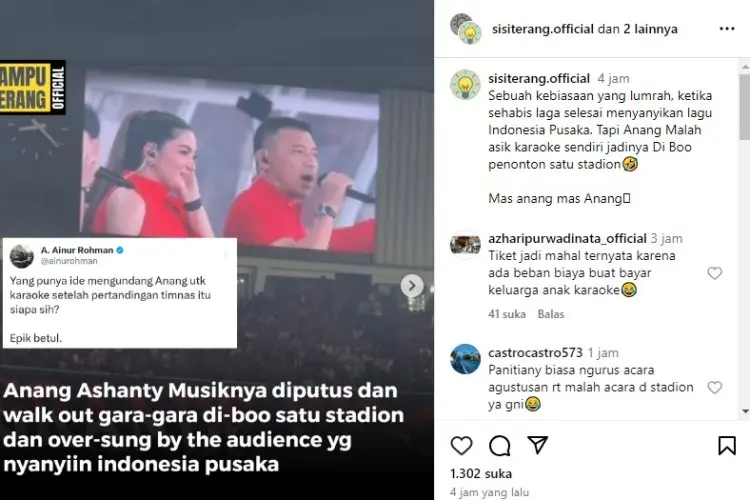 Ribut-ribut Soal Anang dan Ashanty di Akhir Laga Timnas Indonesia vs Filipina, Begini Kata Menpora Dito Ariotedjo