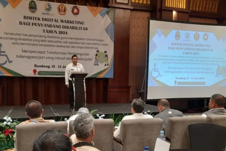 Disnakertrans Jabar Gelar Bimtek Digital Marketing Dongkrak Kompetensi Disabilitas
