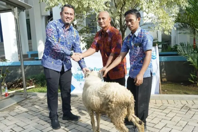 79 Hewan Kurban Disalurkan Tirta Kahuripan kepada Masyarakat Kabupaten Bogor
