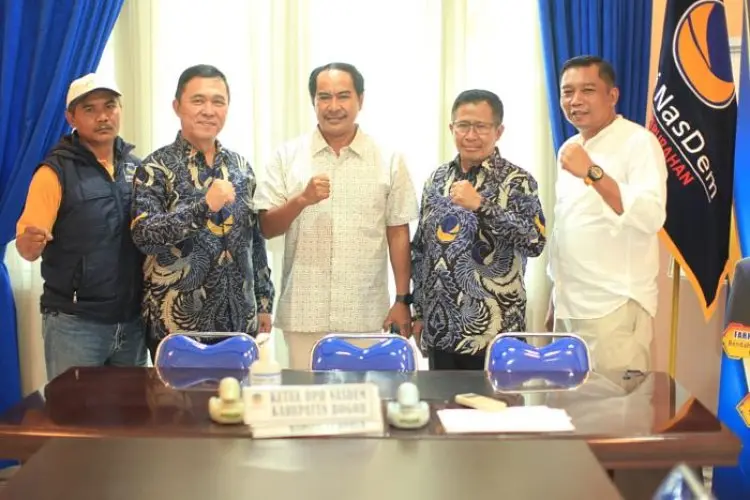 Cabup Bogor Sulhajji Jompa Diskusi dengan Partai Nasdem, Bicarakan Arah Kabupaten Bogor Kedepan