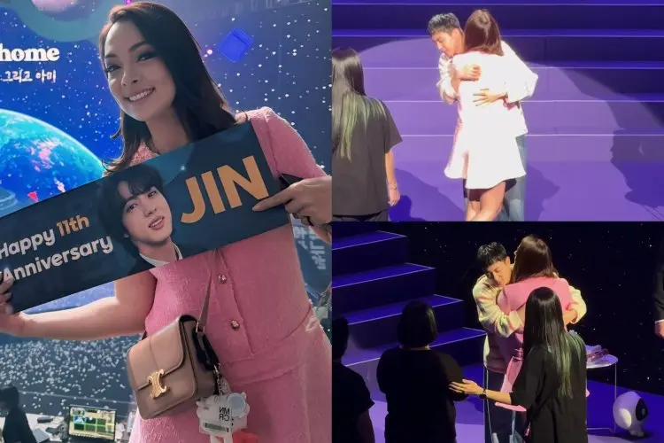 Dokter Reisa jadi Salah Satu dari 1000 Penggemar yang Dipeluk Jin BTS: Dreams Come True