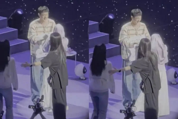 ARMY Muslim jadi Peserta Pelukan Gratis Jin BTS, Cara Sang Idola Menghormati Penggemarnya jadi Sorotan