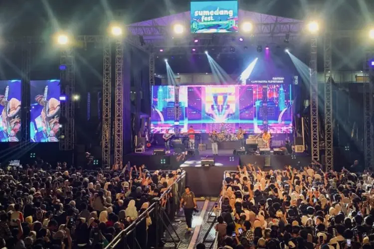 Bak Konser Musik, 20 Ribu Masyarakat Tumpah Ruah Hadiri Gelaran Sumedang Fest